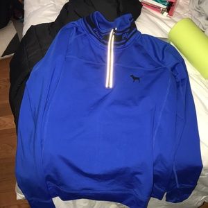 Half Zip Royal Blue Exercise Sweatshirt